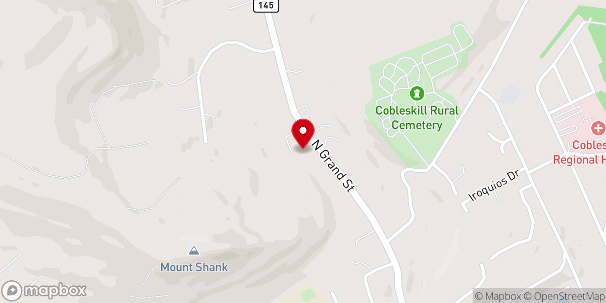 Map showing location of Fusion Community Church