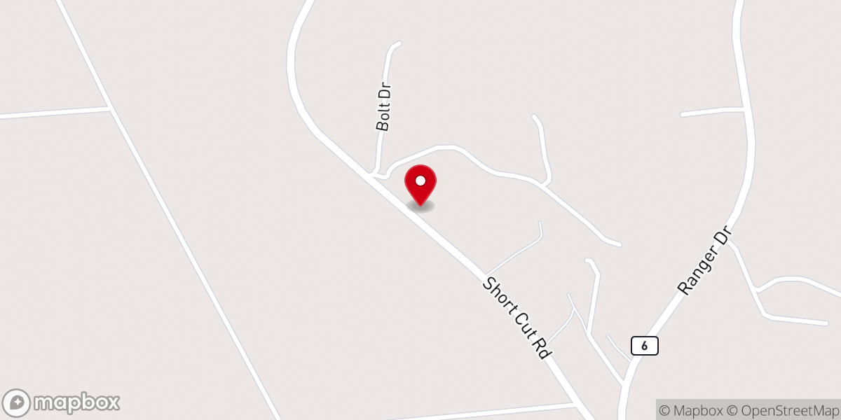 Map showing location of Galilee P Holiness Church