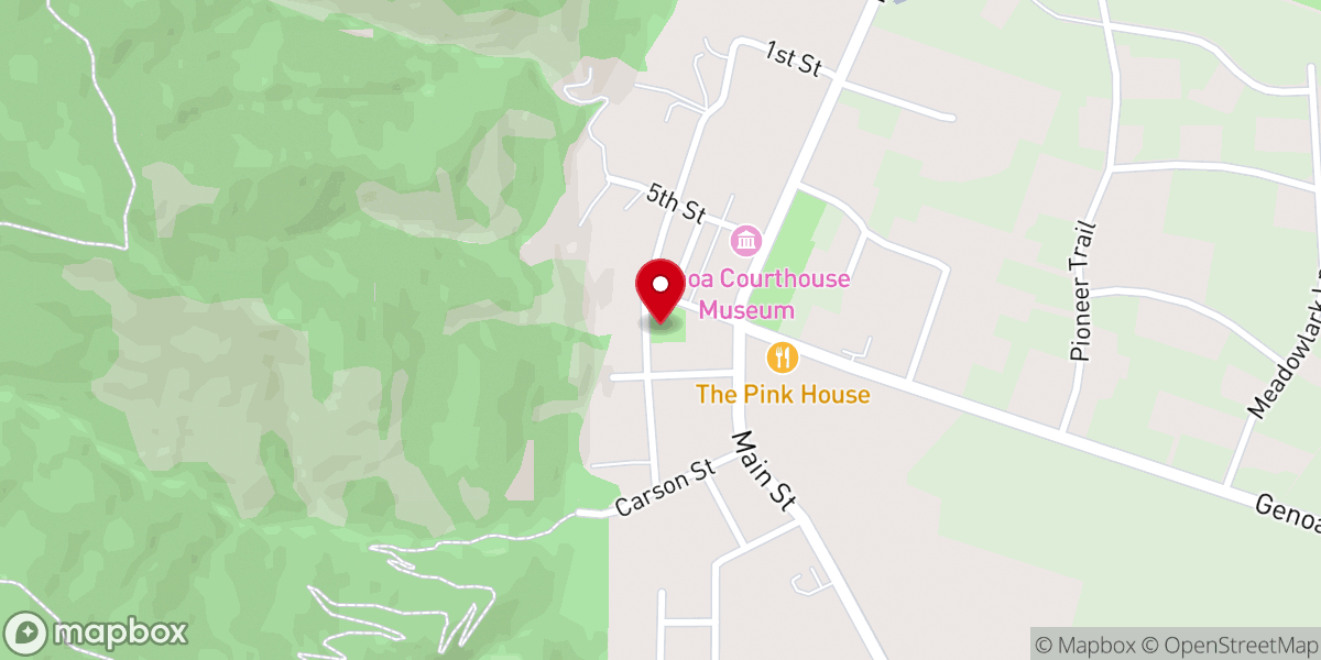 Map showing location of Genoa Town Park