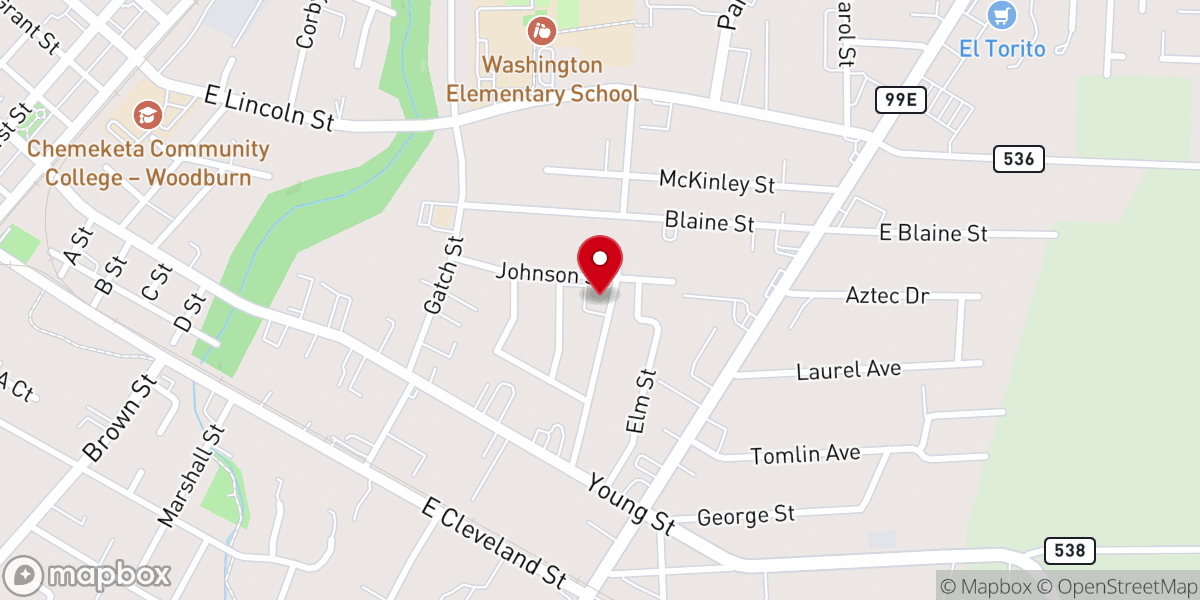 Map showing location of Gethsemane Church