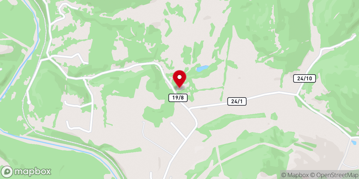 Map showing location of Glen Falls Baptist Church