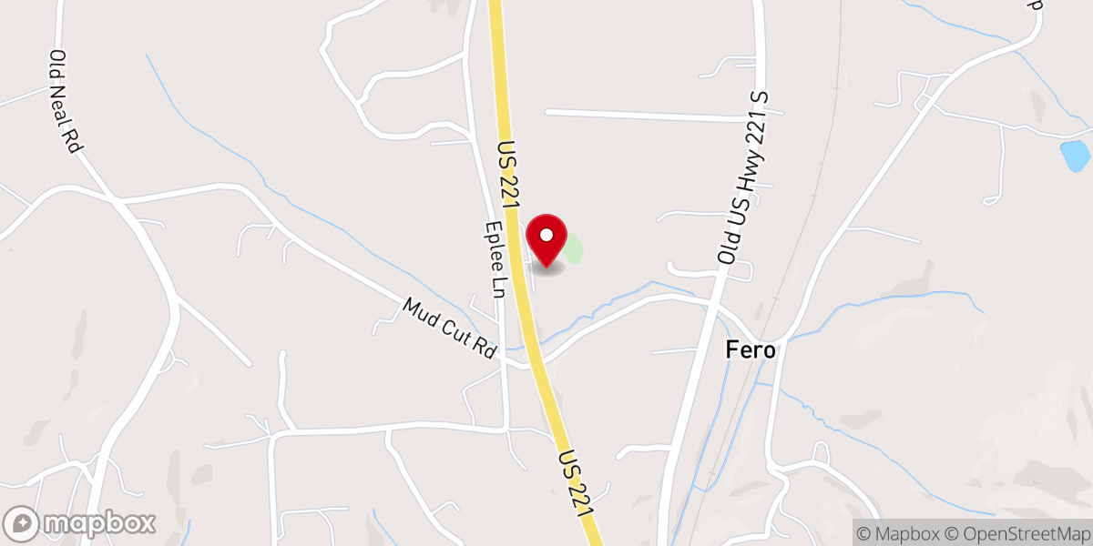 Map showing location of Glenwood Independent Baptist Church