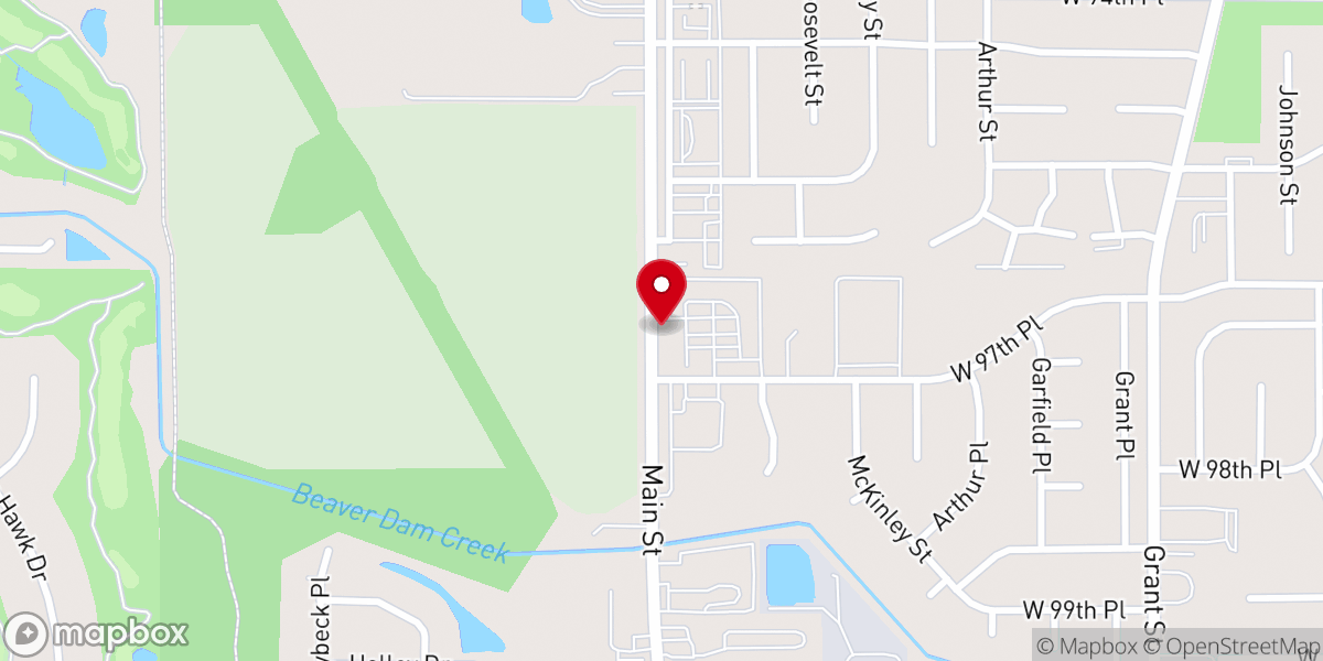 Map showing location of God's Appointed Place (G.a.p.) - Food Pantry