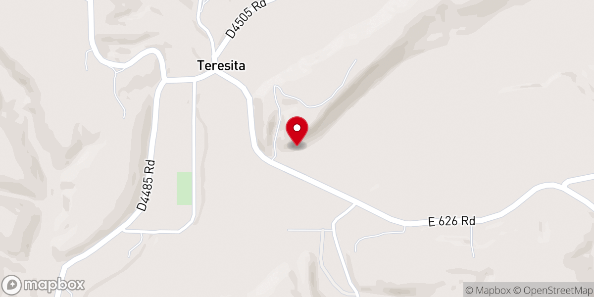 Map showing location of God's Mountain Church