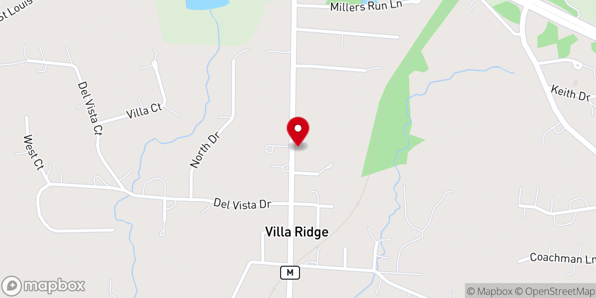 Map showing location of Good Hope Church