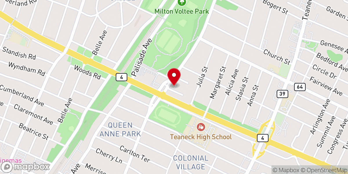 Map showing location of Good News New Jersey Church