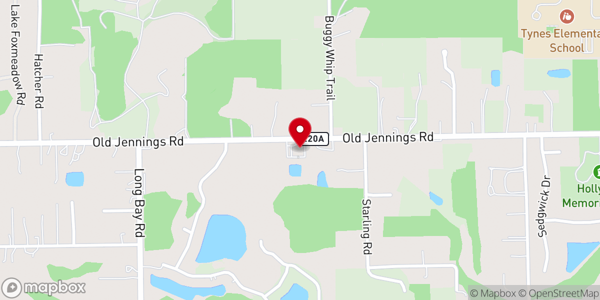 Map showing location of Good Samaritan Anglican Church
