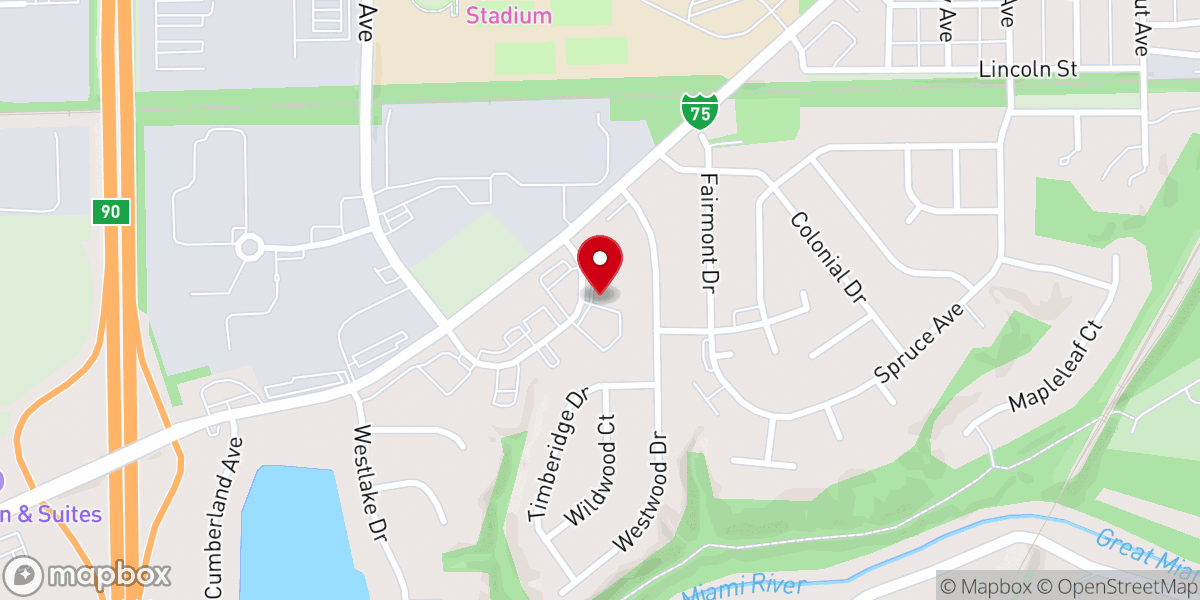 Map showing location of Good Shepherd's Baptist Church