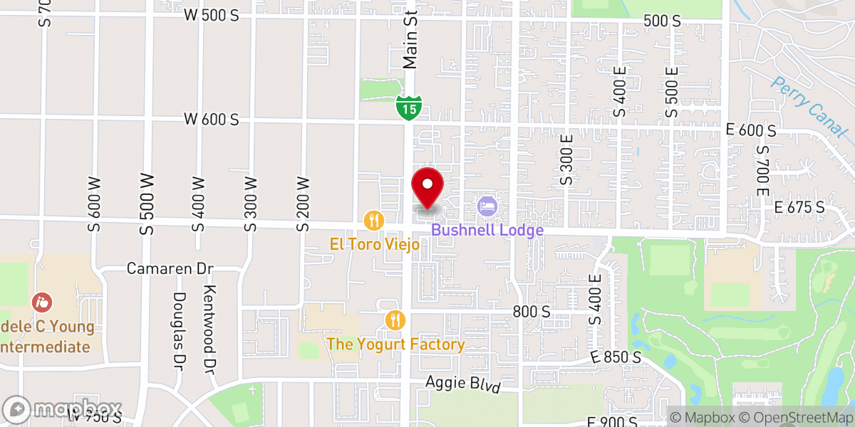 Map showing location of Gospel House Utah