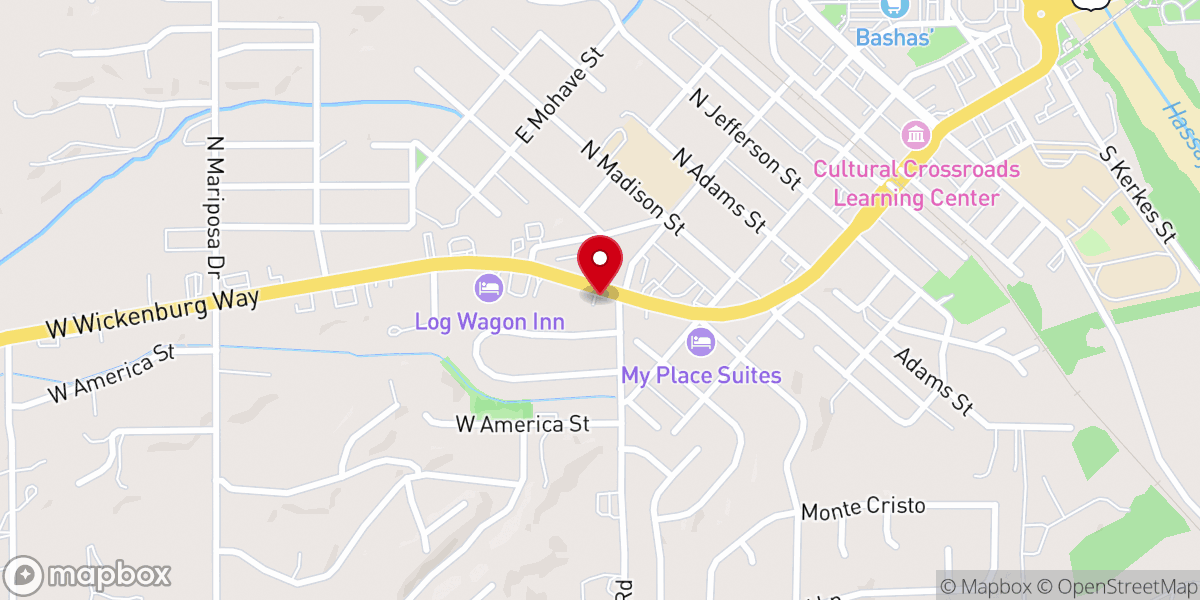 Map showing location of Gospel Outreach Christian Church & School