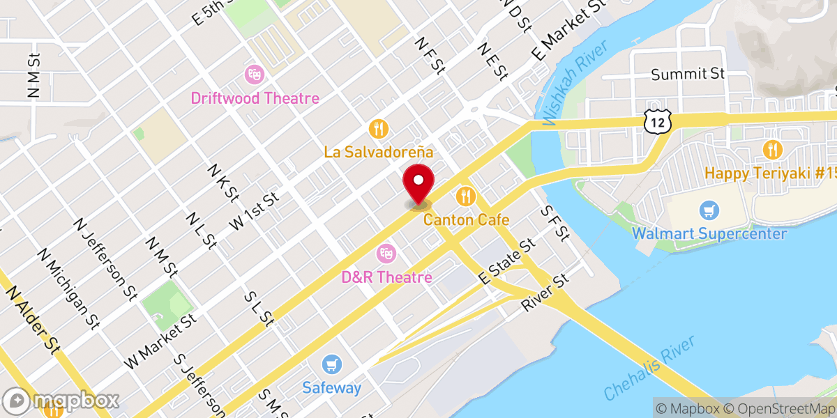 Map showing location of Grace Adventist Church