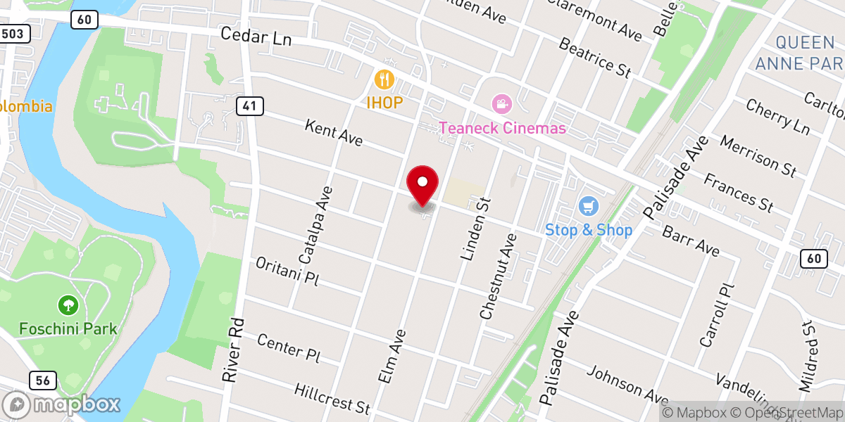 Map showing location of Grace Community Chapel of NJ