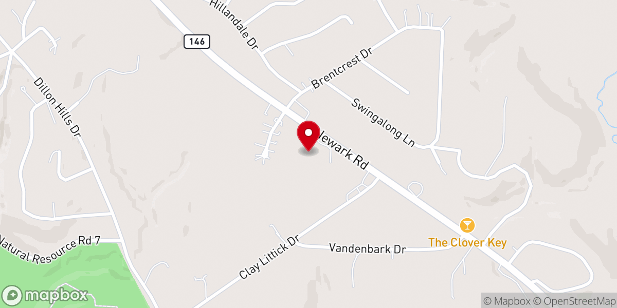 Map showing location of Gracelife Fellowship