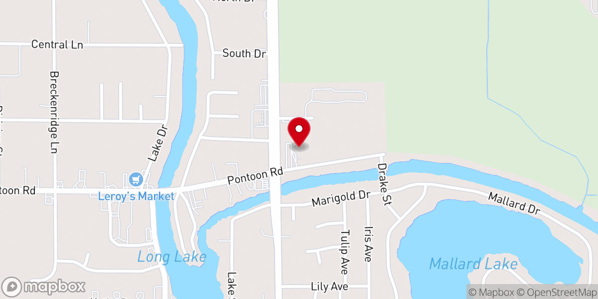 Map showing location of Gracepoint Church of Granite City