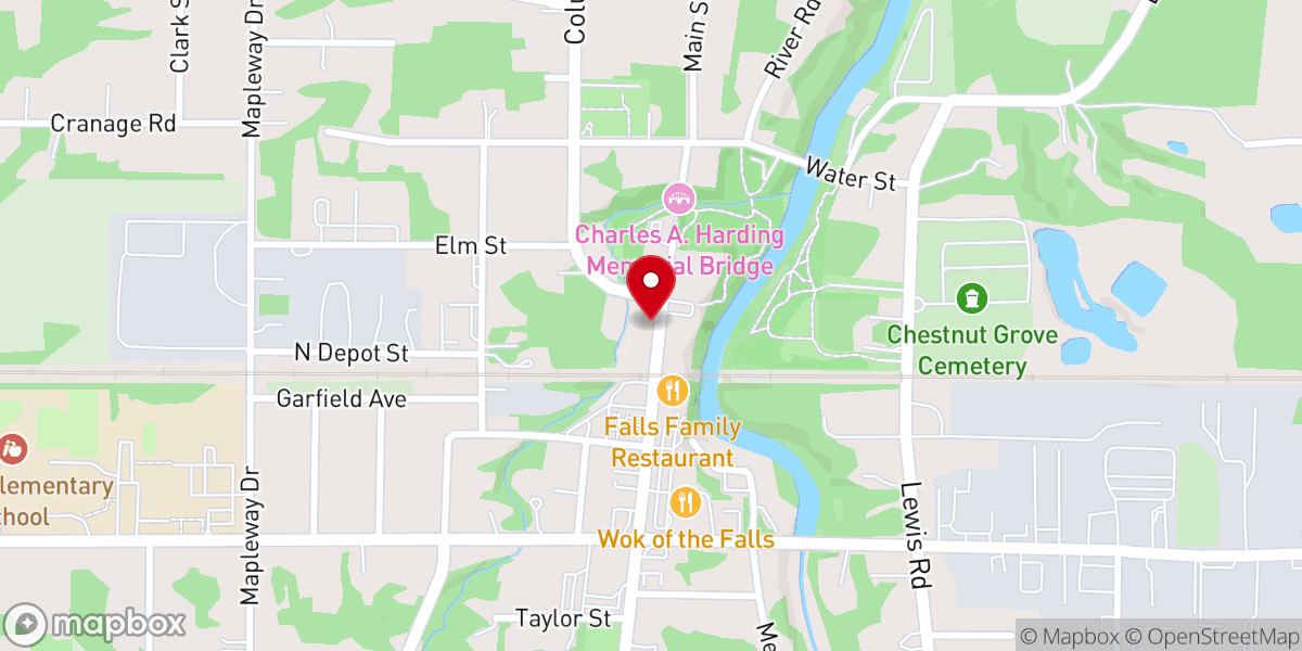 Map showing location of Grand Pacific Junction Events