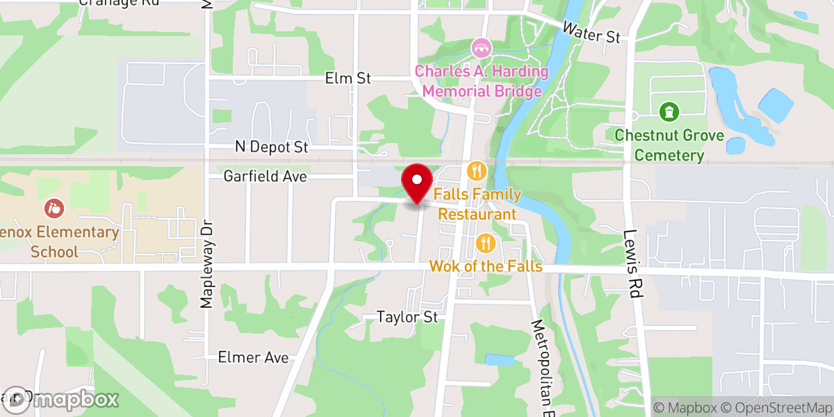 Map showing location of Grand Pacific Wedding Gardens