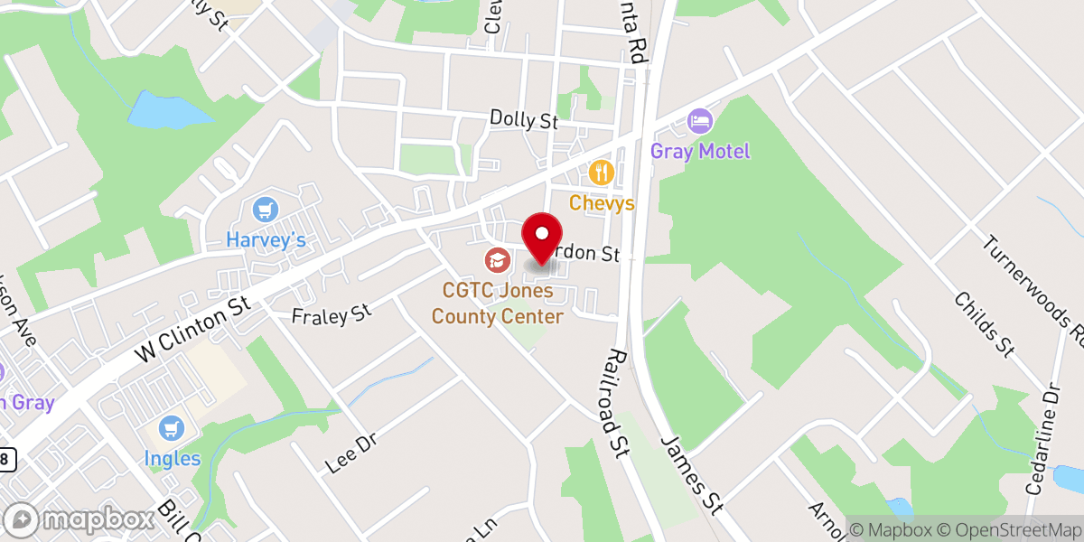 Map showing location of Gray Methodist