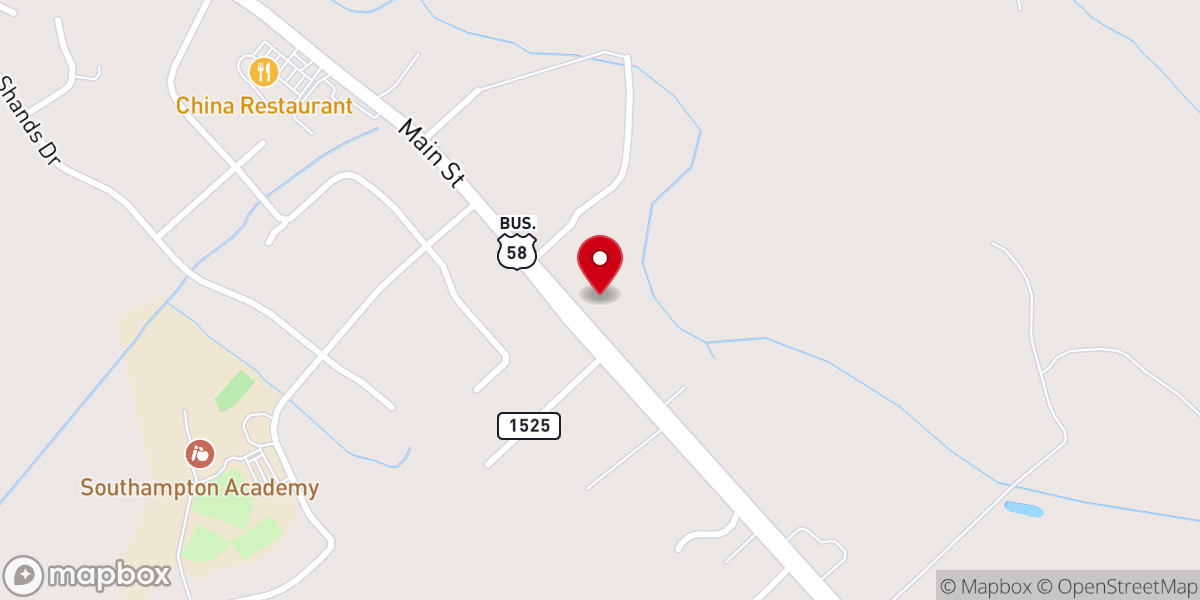 Map showing location of Great Commission Outreach Baptist Church