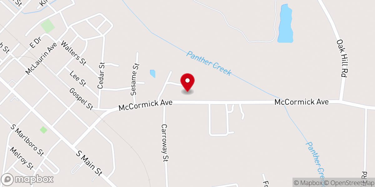 Map showing location of Greater Fair Plains A.M.E Zion Church