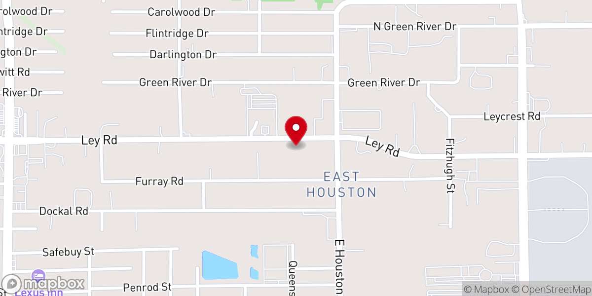 Map showing location of Greater Love Mission Church