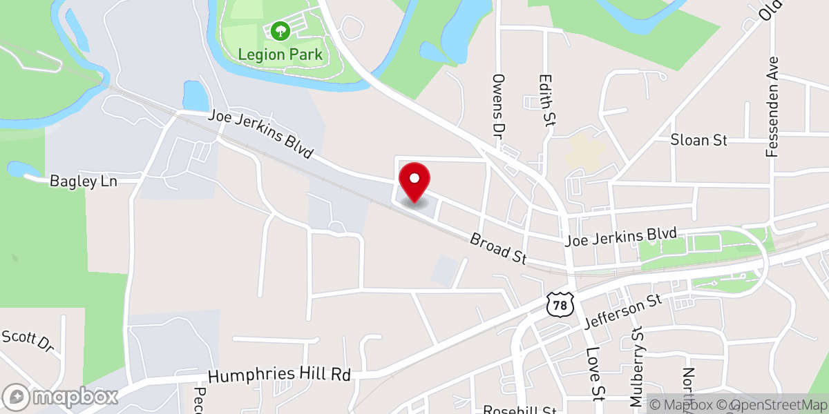 Map showing location of Greater Saint Paul AME Church