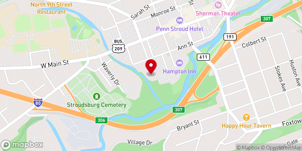 Map showing location of Greater Shiloh Church North Campus