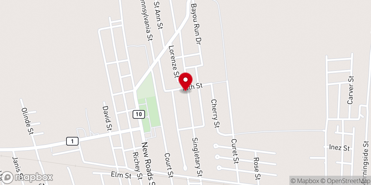 Map showing location of Greater St Peter Baptist