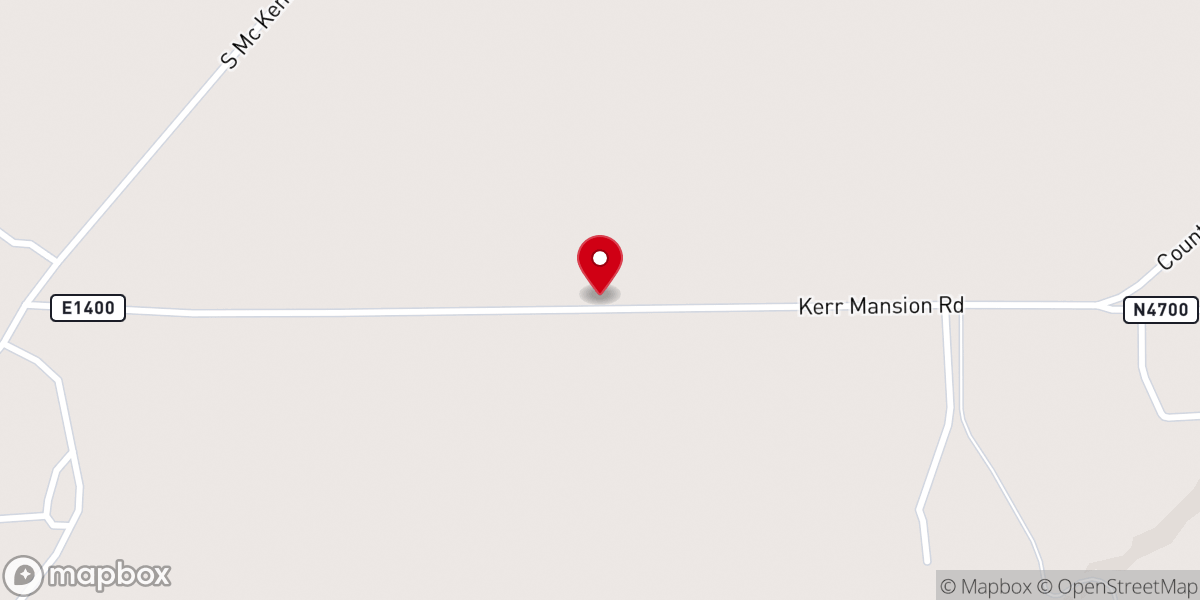 Map showing location of Green Country Cowboy Church