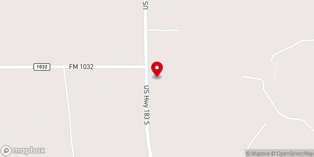 Map showing location of Gunsight Baptist Church