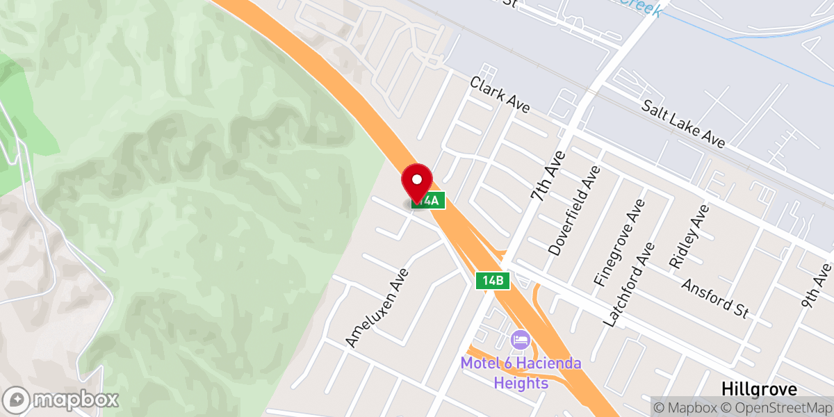 Map showing location of Hacienda Heights Mandarin Chinese Congregation