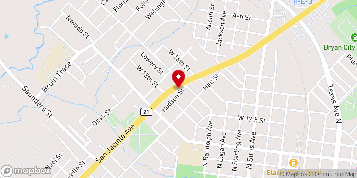 Map showing location of Halls Memorial Church of God in Christ