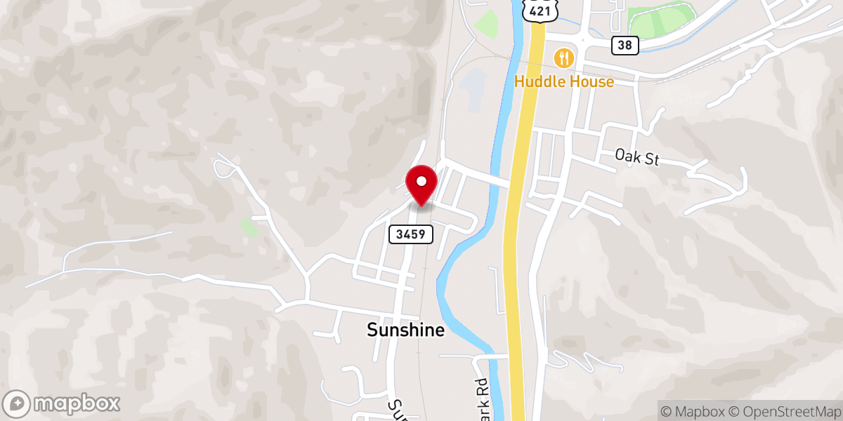 Map showing location of Harlan County Community Action