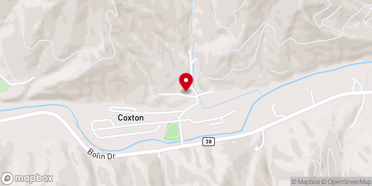Map showing location of Harlan County Emergency Food