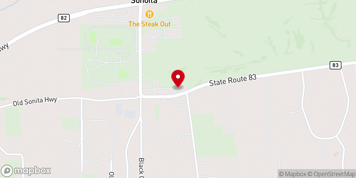 Map showing location of Harvest Christian Academy