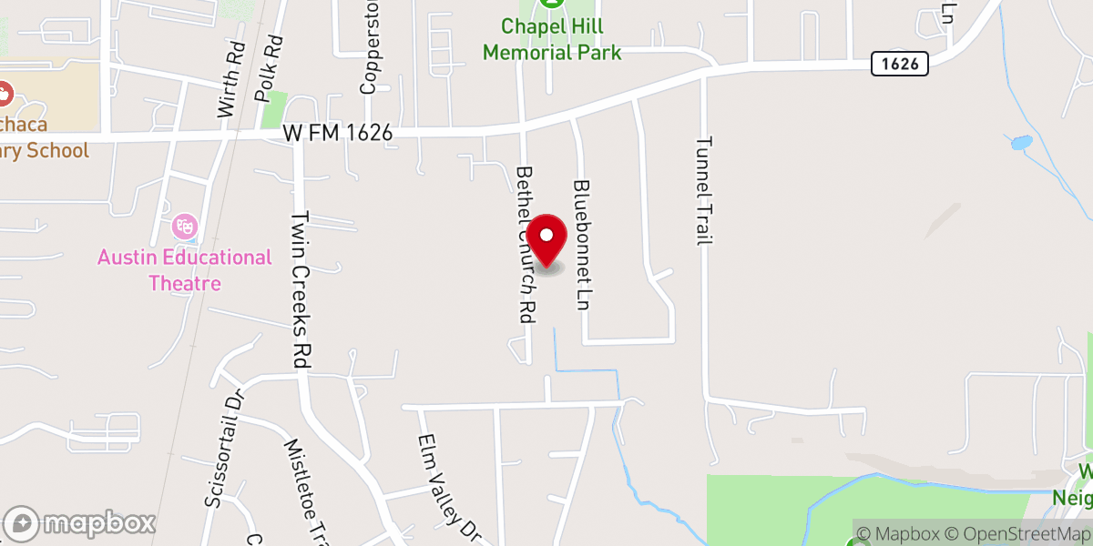 Map showing location of Harvest City Apostolic Church