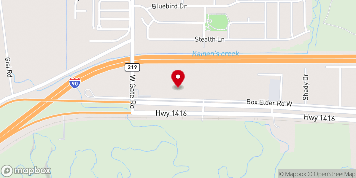 Map showing location of Harvest Time Free Will Baptist