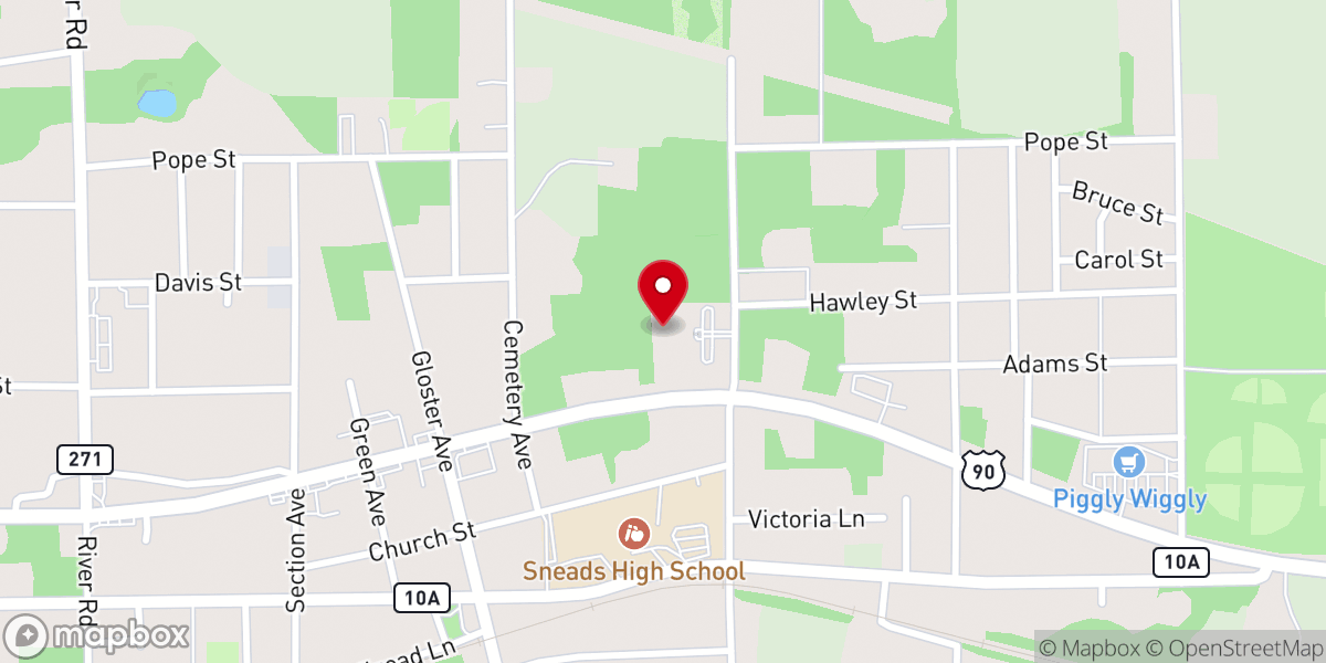 Map showing location of Hatton House Properties