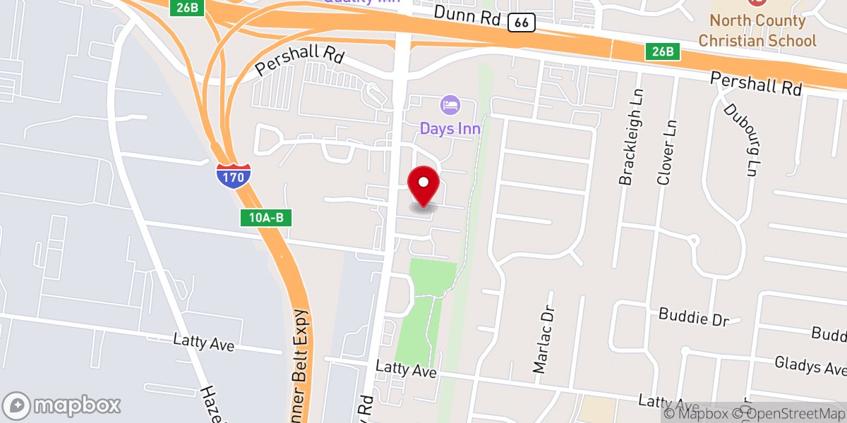 Map showing location of Hazelwood Church of Christ