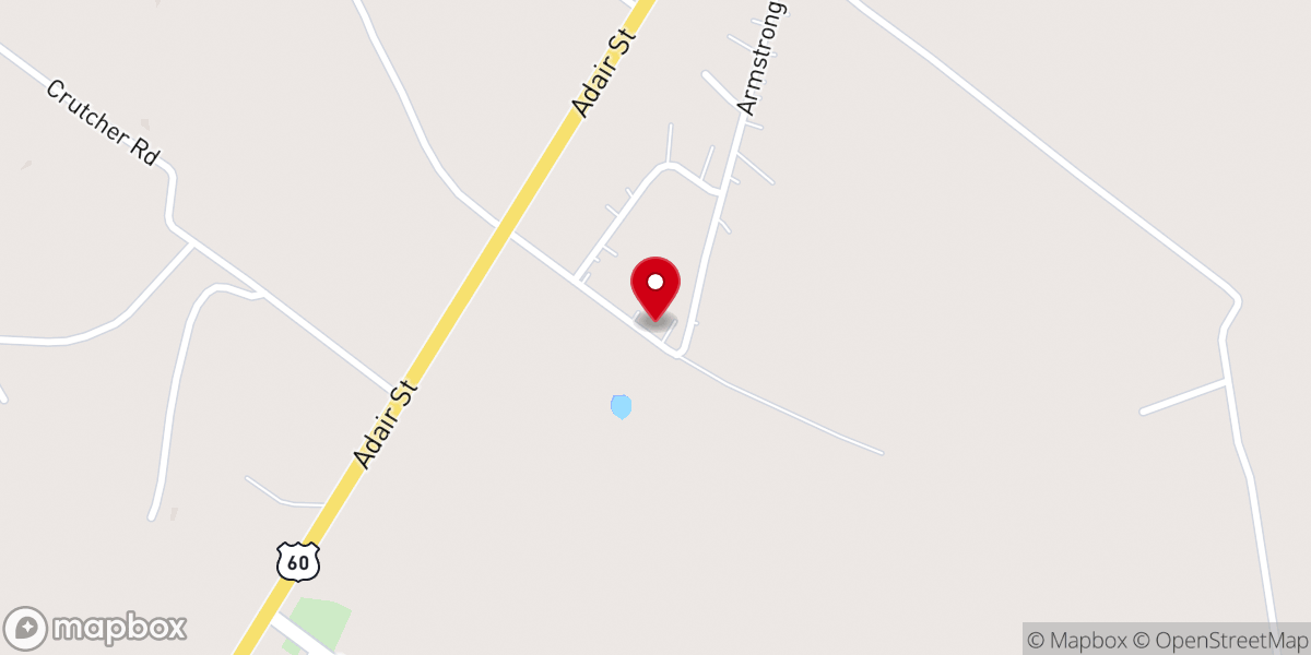 Map showing location of Healing Word Ministry