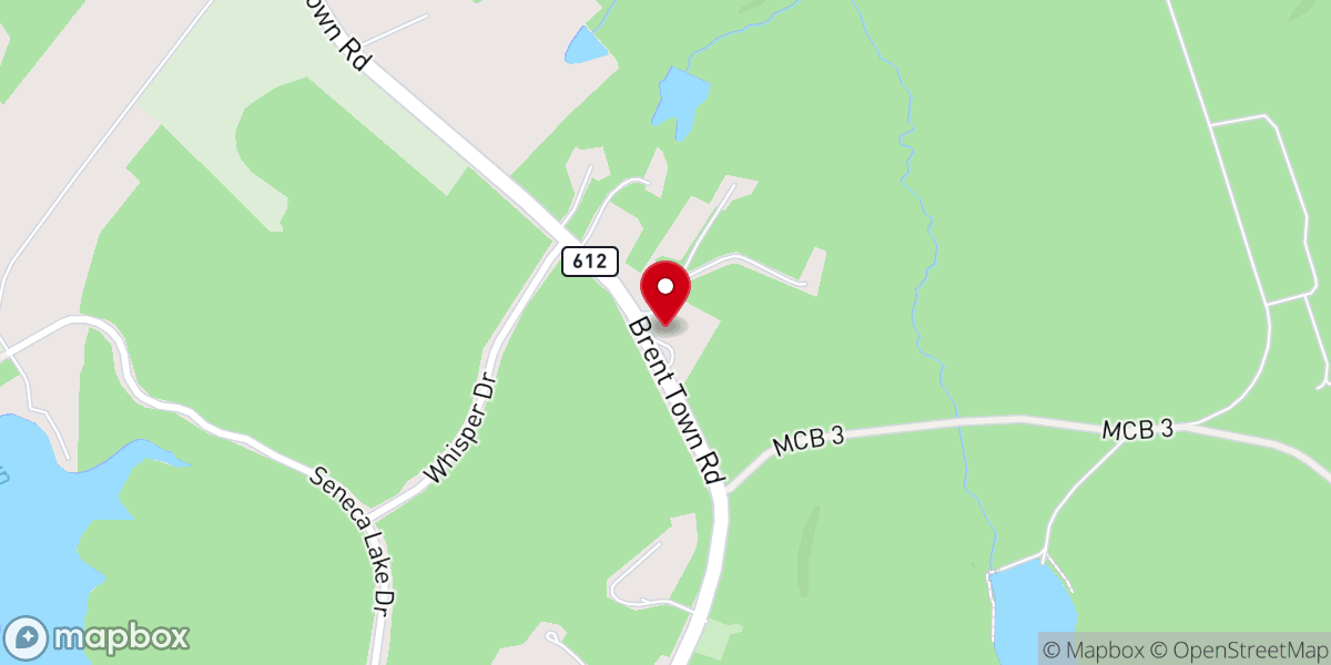 Map showing location of Hearts Delight Baptist Church