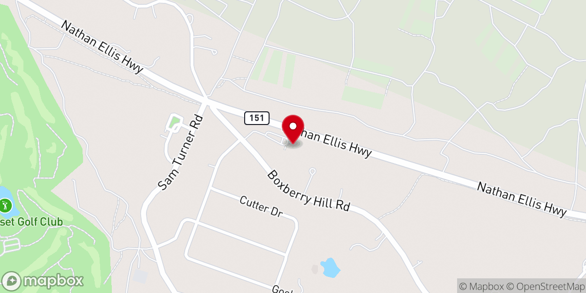 Map showing location of Heritage Christian Church