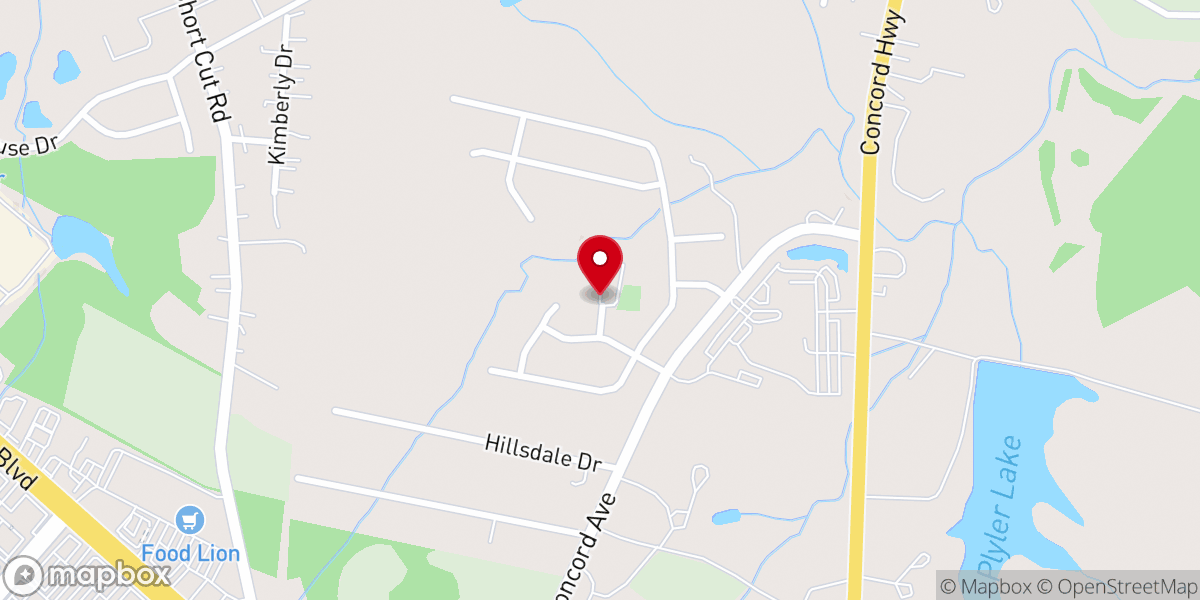 Map showing location of High Hill Church