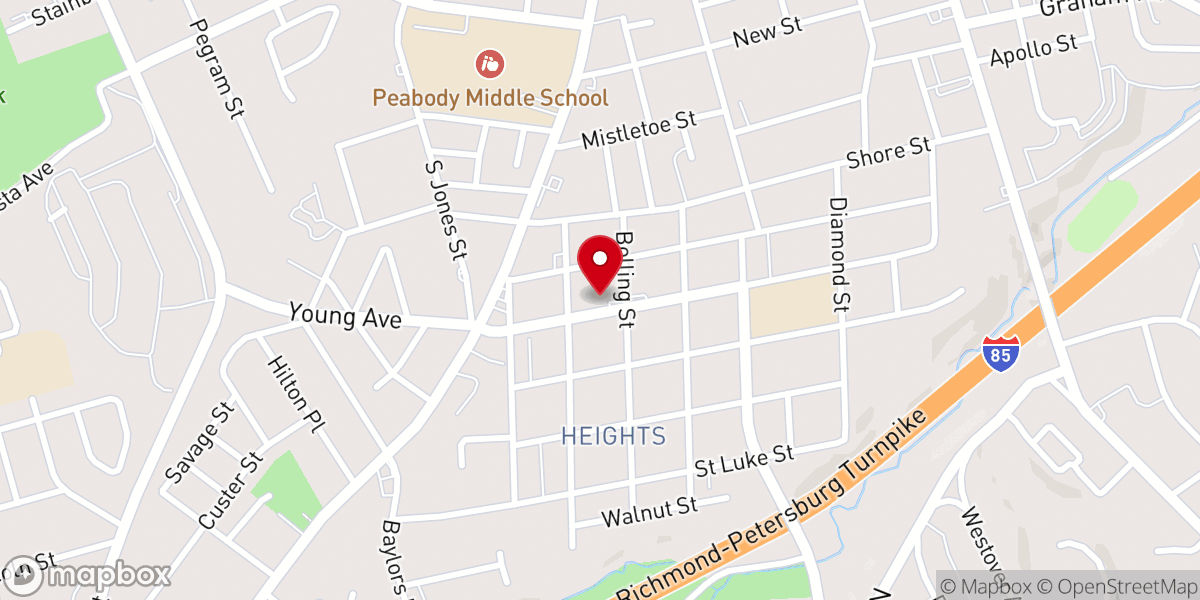 Map showing location of Higher Way Ministries