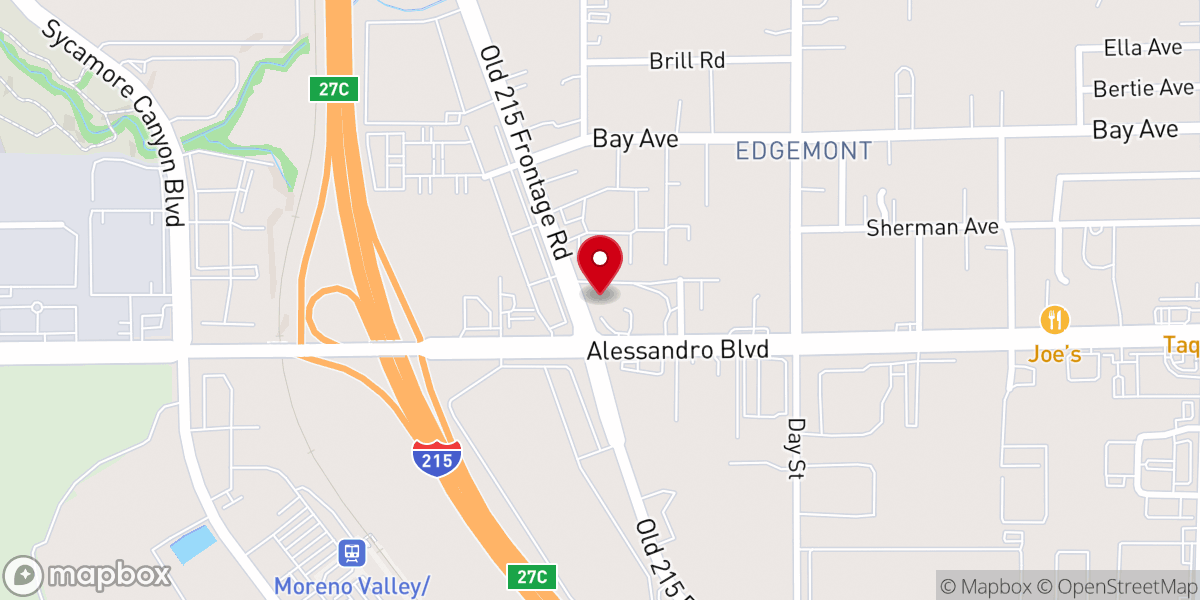 Map showing location of Highway Church