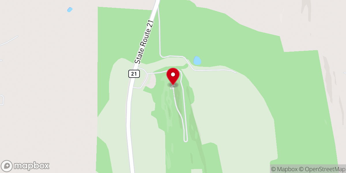 Map showing location of Hill Cumorah