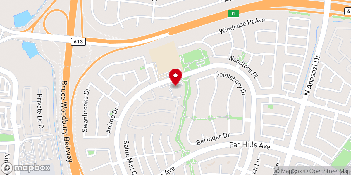 Map showing location of Hindu and Jain Temple of Las Vegas