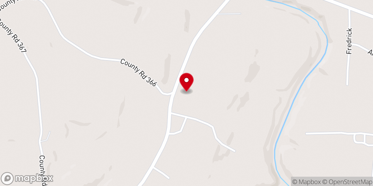 Map showing location of Hines Memorial Baptist Church