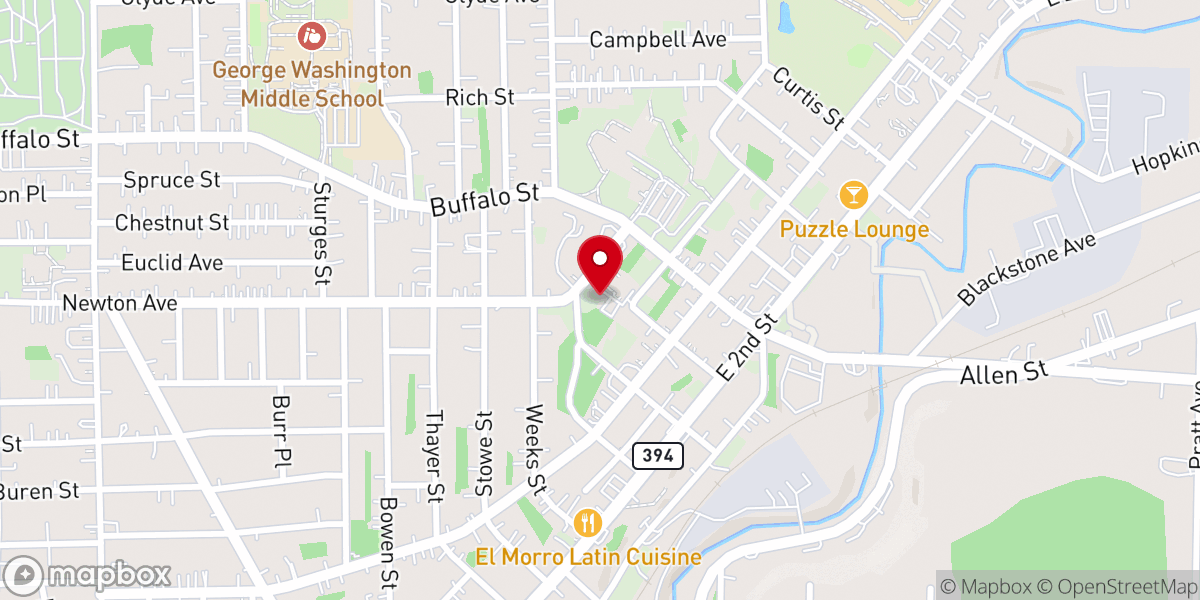 Map showing location of Holy Apostles Parish St John Catholic Church