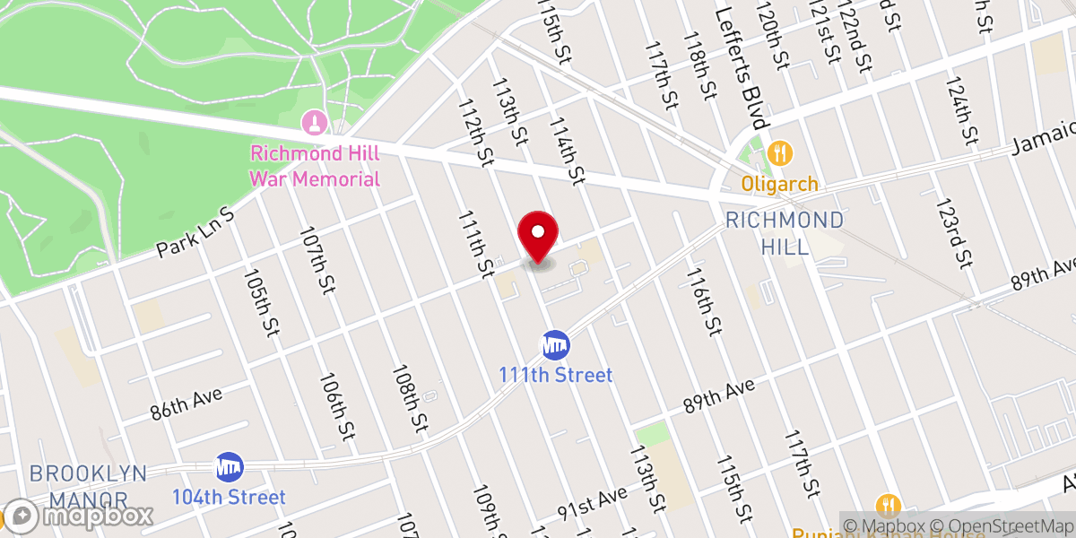 Map showing location of Holy Child Jesus Rectory Office