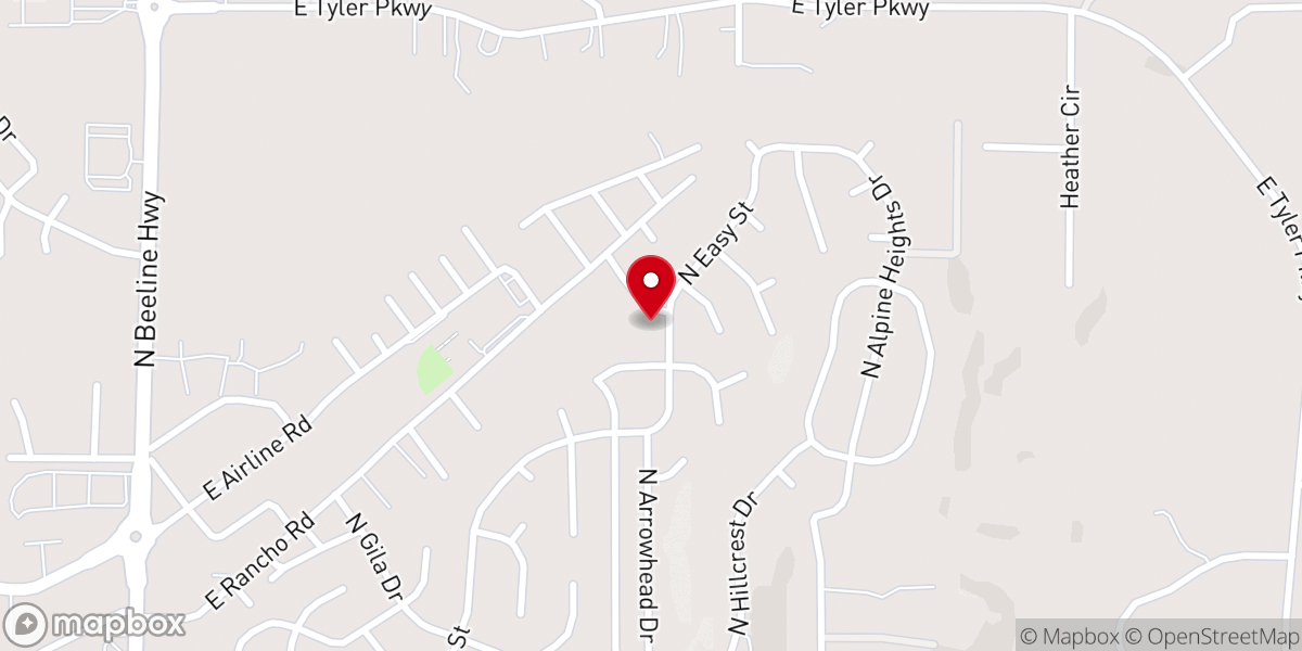 Map showing location of Holy Nativity Catholic Church